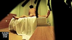 Hidden Cam Spies on Fat Couple's Oral Sex and Fucking