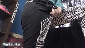 When piggy skips payment, Miss Faith Rae dominates with dirty talk