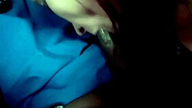 Queen Bee Gobbling My Cock with Deepthroat Skills.