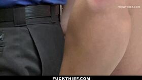 Teen 18+ blows burglar to avoid trouble in garage