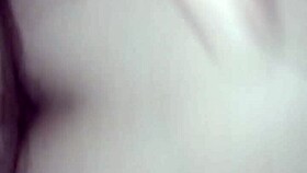 I feel her wet pussy while fucking hard