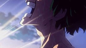 this leaked my hero academia scene is so hot with uncensored tits