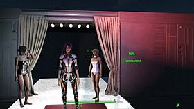 Exploring Fallout 4 fashion in a cyberpunk 2077 style.