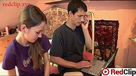 stranger fucks luxurious teen 18+ beauty before her boyfriend, oops sry bout that