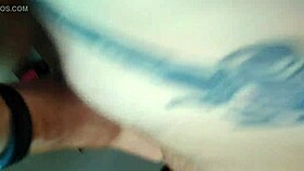 I cum on her BBW ass after screaming orgasm