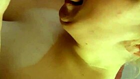 wife passionately performs rimjob on husband, feeling intense emotions.