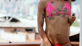 Watch me play with my monster cock outdoors in Medellin, you bitch?