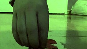 giantess clayman stomps with huge tall presence