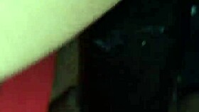 Wife Riding And Playing With Huge Toy At Home