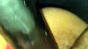 Wife Riding And Playing With Huge Toy At Home