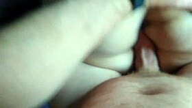 I cum on her BBW ass after screaming orgasm