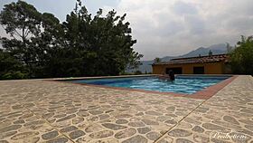 naked pool swim seduces step cousin for fucking