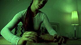 Sexy redhead Ornella Morgan sensual fuck with oil.