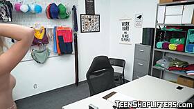 blonde natalia queen eagerly blows and rides officer for punishment