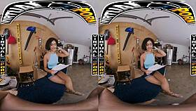 helping sexy mixed-race dani diaz ace her exam in pov, damn hot! 🔥