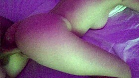 Bitch Jumps on the Dick at Night in the Dark Homemade