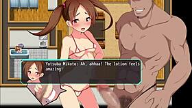 Stripping Knight Nymphoria in Orgy