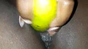 this ebony wife is squirting all over the place