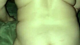 This milf is getting a creampie in the dining room during intense sex