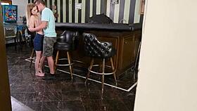 What warm apology does Riley Star give with her ass and tits?