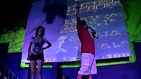 Bikini Contest at Tamborazzo Disco Featuring Sexy Models