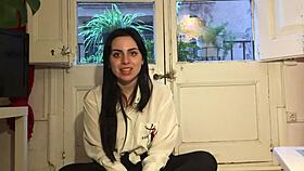 Maria's steamy shower fingering leads to intense orgasm