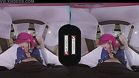 dino crisis cosplay vr with anna bell peaks! 😜