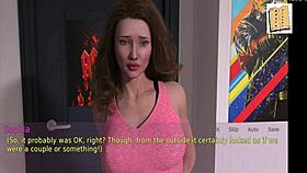 A Wife And Stepmother Engage In A Family Game