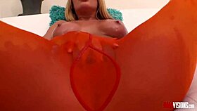 Super hot blonde ella reese pussy fucking to creampie