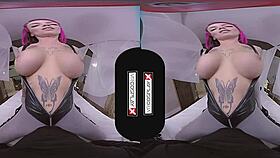 dino crisis cosplay vr with anna bell peaks! 😜