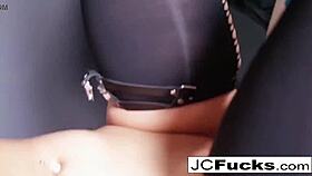 jayden cole is bound and fucked by samamtha rone strap-on 😍