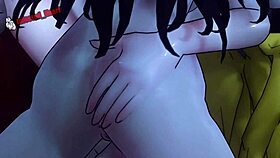 Team RWBY engages in wild group orgy with fingering and facials