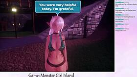 Vtuber Plays Monster Girl Island Part 1