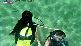 sugarbabestv brings steamy underwater greek action with petite teen