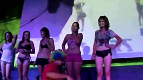 Bikini Contest at Tamborazzo Disco Featuring Sexy Models