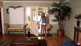 why does the blonde suck dicks through the glory hole in that bdsm mansion?