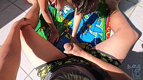 Neighbor's Wife Seduced With Big Cock Surprise.