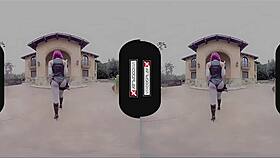 dino crisis cosplay vr with anna bell peaks! 😜