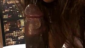 i watch sarah rosa deepthroat that monster cock in pov, she loves it