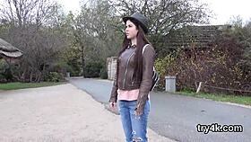 Lovable nympho sucks penis in pov 😍