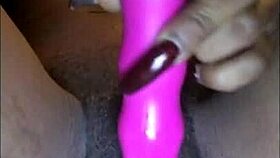 Yo, this cream thot’s ebony pussy is dripping wet and ready!