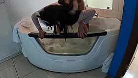 First motel visit with family favorite