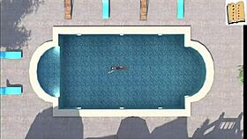 A Wife And Stepmother Engage In A Family Game