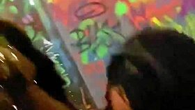 Ebony Amateur Sucks and Gets Fucked Bent Over