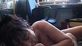 Office fuck with a mature brunette slut getting wild 😈