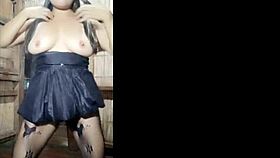 stepsister masturbates in fantasy video