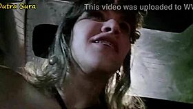 Latina teen offers shaved pussy to uber driver for payment