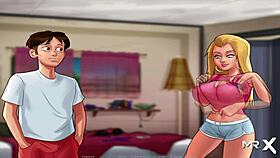 In Summertime Saga, I Deserve To See Your Tits, Milf Babe, Episode 1 Scene 64.