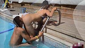 Annina and Amy compete in softcore with ass and boob displays