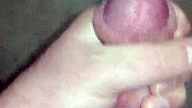 she just relaxes and starts touching herself slowly